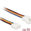 Przedłużacz PWM złącze wentylatora 4 pin 50 cm