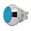 Przycisk wandal. chwil. wypukły 12mm niebieski 2A