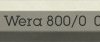 Bity 800/0 Micro do śrub z rowkiem, 0.50 x 3 x 30 mm, WERA 05058105001