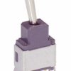 Przełącznik migowy przechylny Wł.-wł. SPDT NKK Switches Przewlekany długość przełącznika 10mm
