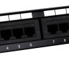 TrendNet TC-P12C6 Patch panel CAT 6 czarny