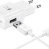 Samsung EP-TA200EWE Ładowarka USB 15 W 1x USB-A, 1x Micro-USB biały Szybka ładowarka