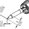 0142CDLF12 ERSADUR soldering tip, 1.2 mm, chisel-shaped