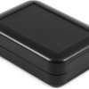 ABS handheld enclosure, (L x W x H) 70 x 50 x 22 mm, black (RAL 9005), IP54, 1552C1BK