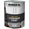 Ronseal 39371 One Coat Cupboard Paint Granite Grey Satin 750ml