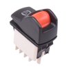 KL36CAKDG226SXXA6 On-On Red 12V illuminated Locking Power Rocker Switch SPDT IP68