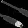80140 M8 3 pin cable A-coded male / female, 3 m