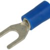 Końcówka; M4; widełkowa; izolowany; 01101-SV2-4; niebieski; proste; na przewód; 1,5÷2,5mm2; cynowane; zaciskany