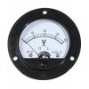 40V DC Class 2.5 Analogue Voltmeter, Round