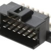 Złącze do montażu na płytce drukowanej, poziome, przewód do płyty, 21 pozycji 9-966140-6