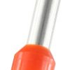 Końcówka kablowa zaciskana 4mm² długość 9mm Pomarańczowy średnica 2.8mm Izolowane RS PRO