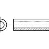 Tuleja dystansowa 3,5 mm bez gwintu, otwór 4,2 mm, średnica zewnętrzna 6,3 mm, poliamid PA66, UL94V-2, FIX-4-3.5