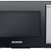 Mikrofalówka Severin MW 7762 800 W funkcja grilla czarny, stali szlachetnej