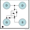12-V, P channel NexFET™ power MOSFET, single WLP 1 mm x 1 mm, 53 mOhm, gate ESD protection | YZB | 4