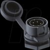 2430 03 T18CB100 QuickLock Panel Plug - Size 16, 3-pin