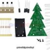 Choinka LED migająca - zestaw do samodzielnego montażu kit/diy