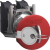 Emergency stop, key unlocking, mounting Ø  22 mm, unlit, 1 Form A (N/O) + 1 Form B (N/C), XB4BS9445GEX