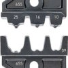 Crimping die for wire end ferrules, 10-25 mm², AWG 8-4, 97 49 09