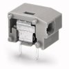 PCB terminal, 1 pole, pitch 10 mm, AWG 22-18, 10 A, push-in, gray, 235-851