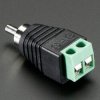 RCA (Composite Video, Audio) Male Plug Terminal Block