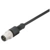 Binder 79-9003-12-04 Male 4 Pin Cable Mount with Moulded Terminal and 2m cable