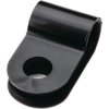 Cable clamp, closed, max. bundle Ø 5 mm, PA, black, (W) 10 mm, 211-60001