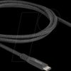 80024 USB 4.0 cable, C plug, 100 W, 1.0 m