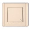 Flexi Przycisk /Dzwonek/ Beżowy 1Fwp-4