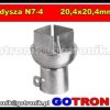 Zapasowa dysza N7-4 20,4x20,4mm do stacji HOT-AIR ZD-912 ZD-939