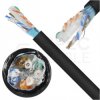 Kabel sieciowy F/UTP kat.6A skrętka 4x2x0,56mm zewnętrzny żelowany PE czarny SecurityNET