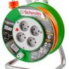 Przedłużacz bębnowy 4 gniazda z/u 3x1,5mm IP20 50m H05VV-F Schmith