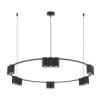 Lampa Wisząca (Koło) Genesis Black 15Xgu10 Ml0376 Milagro