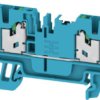 Through terminal block, snap-in, 2.5 mm², 24 A, 8 kV, blue, 2863010000
