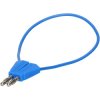 R-TECH 524649 Test Lead 25cm 4mm Stackable Plugs Blue