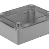 Puszka n/t hermetyczna 150x110x70 bez dławików IP65 pokrywa przezroczysta S-BOX 316-P