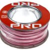 Przewód o podwyższonej odporności PTFE Różowy, 25m 3 mm² 19/0,45 mm, 1 kV, -75→ +200 C., Ø 3.31mm, RS PRO