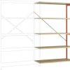 Manuflex RP1128.2001 Moduł rozszerzający do regału (S x W x G) 960 x 2600 x 300 mm podłoga drewniana