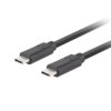 Kabel USB-C M/M 3.1 GEN 2 10GB/S PD100W czarny CA-CMCM-32CU-0018-BK /1,8m/