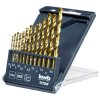 kwb 429844 Drill Bit set 13pc HSS titanium nitride 135° angle gold
