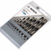 Zestaw wierteł Bosch Wiertło kręte Stal 10 szt. Wiertarka obrotowa HSS
