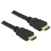 Delock 84752 HDMI Cable Black Gold plated connectors 1 m 4K UHD Double shielded