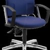 PU39AG26 Topstar Pro 30 chrome office chair, blue