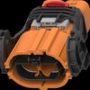 Plug, 2 pole, straight, 1 row, orange, 1-2177053-2