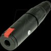 NJ3FC6-BAG Neutrik jack connector, lockable, black