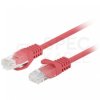 Patchcord UTP kat.6 kabel sieciowy LAN 2x RJ45 linka czerwony 1m LANBERG