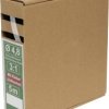 Quadrios 25CA499 Rurka termokurczliwa z klejem przeźroczysty 4.8 mm 1.6 mm Współczynnik skurczu:3:1 5 m