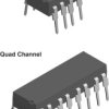 ILD621 Optocoupler, Phototransistor Output (Dual, Quad Channel)