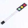 3x1 Self-Adhesive Membrane Keypad Arduino - Red Yellow Green