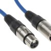 Kabel XLR 10m złącze A: 3-stykowe XLR złącze B: 3-stykowe XLR Niebieski RS PRO