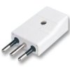WAC250IT-CKW Wtyk 250V - standard włoski - 3 biegunowy, biały 16A - na kabel